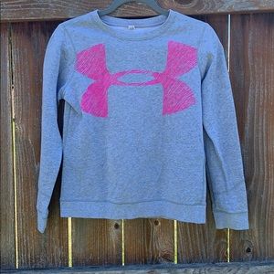 Under Armour Girls Sweatshirt - Size Youth XL